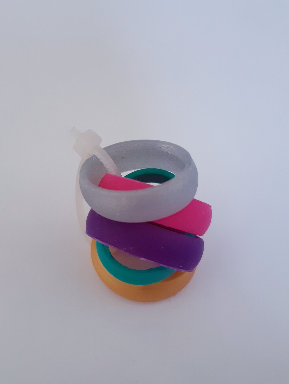 Stackable Silicone Rings - Picture 2 of 2